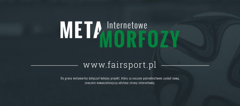 Metamorfoza strony www.fairsport.pl