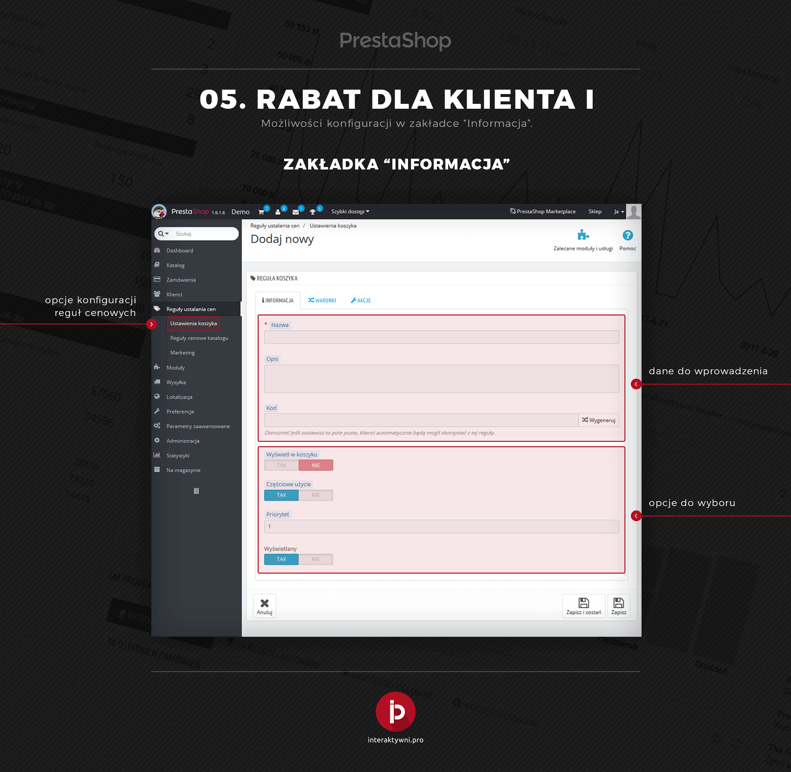 Rabat dla klienta – jak go ustawić w Prestashop?